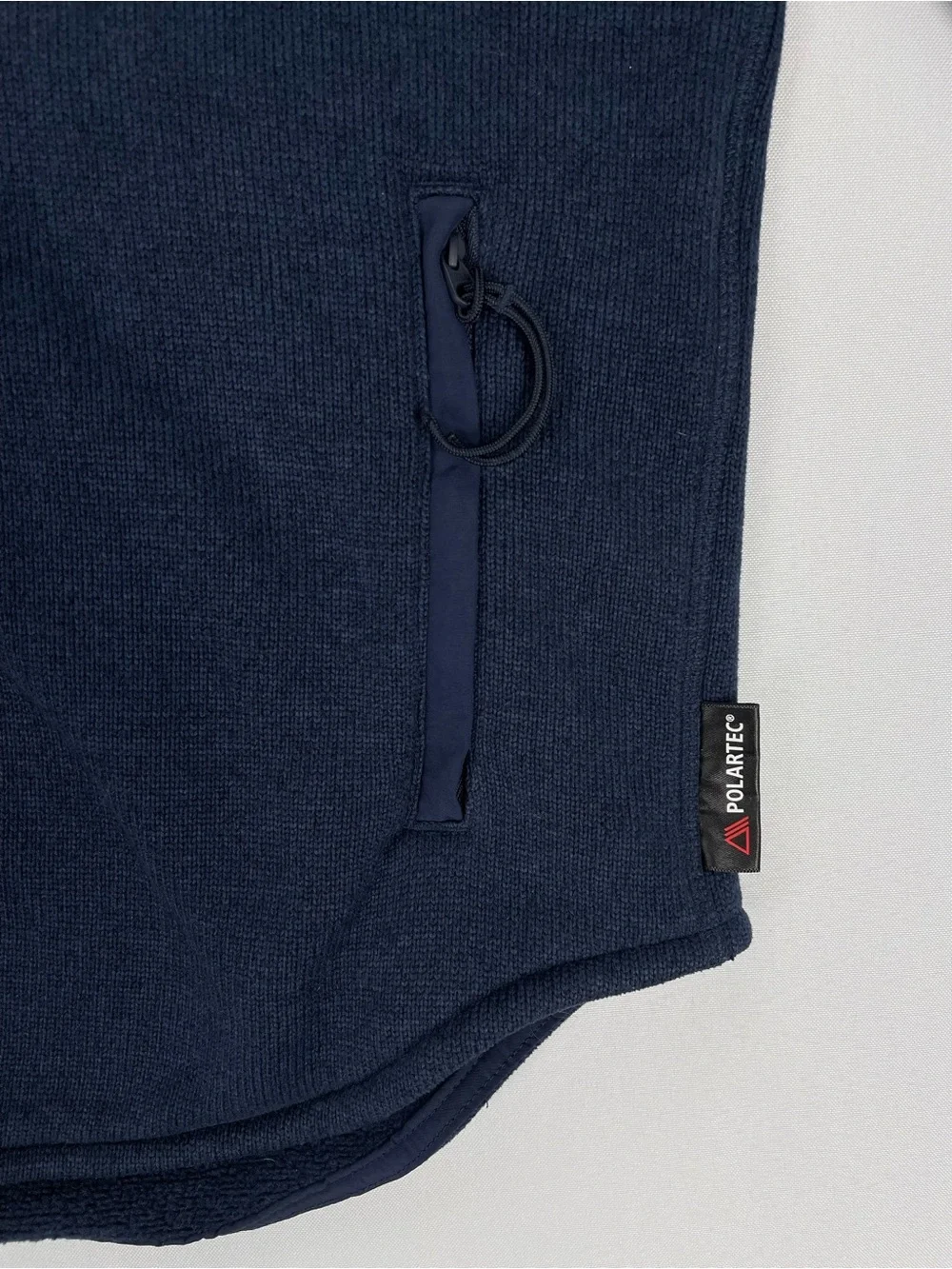 J. Crew Nordic Polartec Thermal Pro Fleece Shirt Jacket Navy Blue Mens M